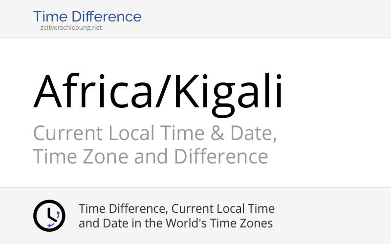 Africa/Kigali: Time Zone in Rwanda