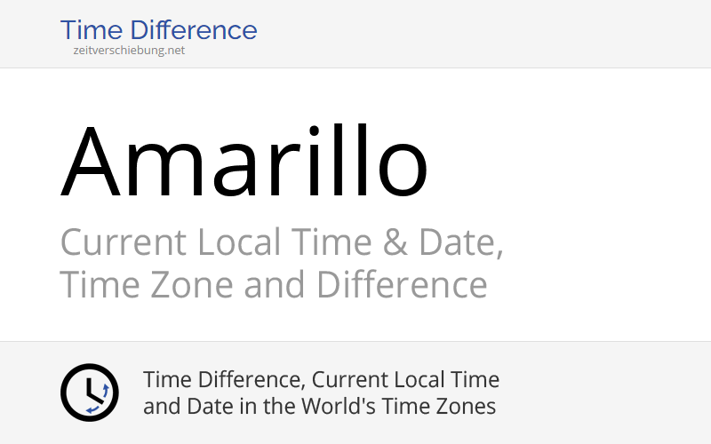 Current Local Time in Amarillo