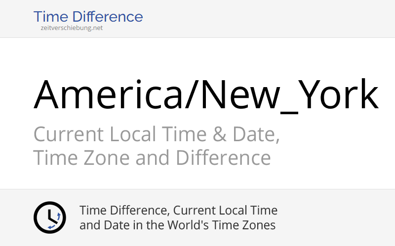 america time now new york