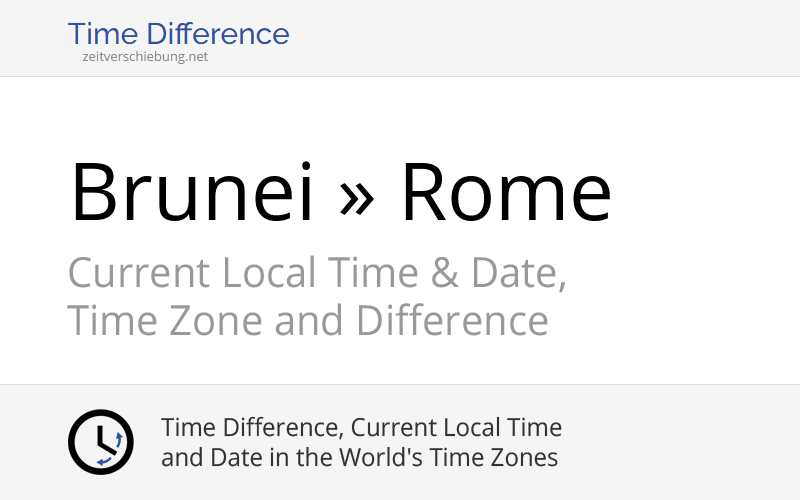 time-difference-brunei-asia-brunei-rome-italy