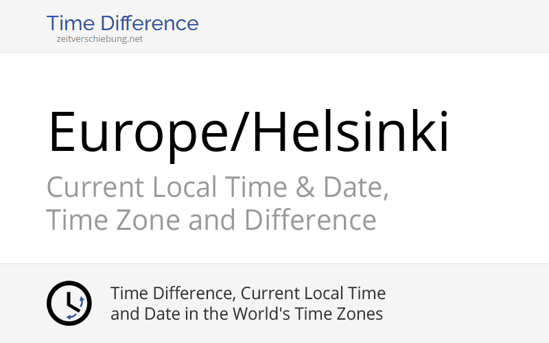 Helsinki Time Zone Abbreviation