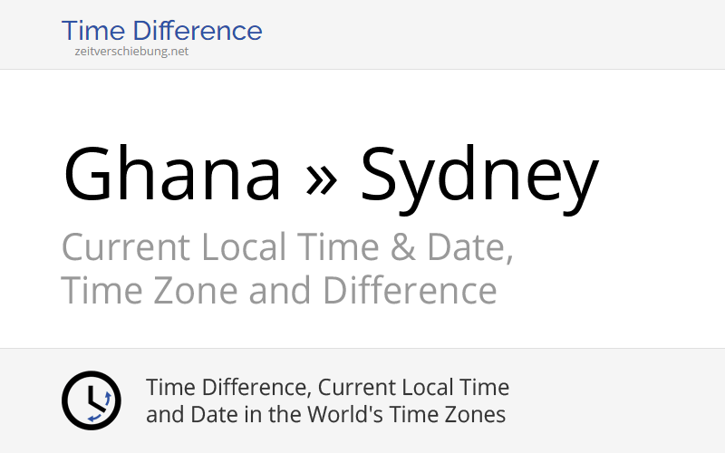 time-difference-ghana-africa-accra-sydney-australia