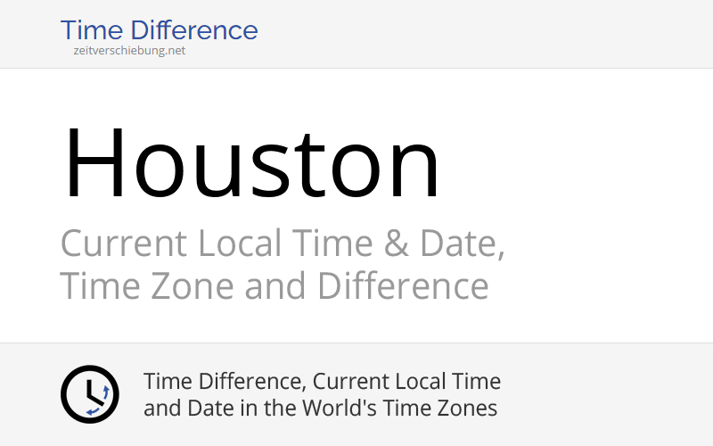 Current Local Time in Houston, United States (Harris County, Texas