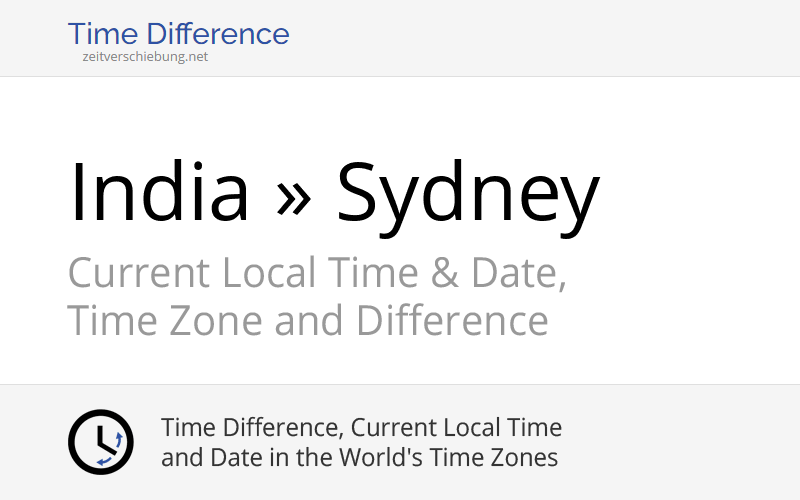 time-difference-india-asia-kolkata-sydney-australia