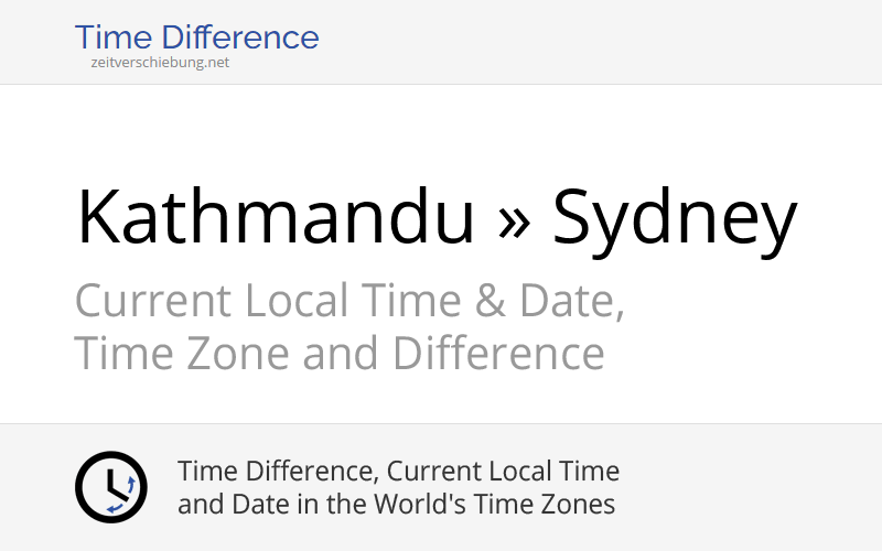 time-difference-kathmandu-nepal-sydney-australia