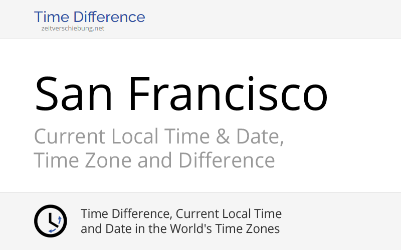 Current Local Time in San Francisco