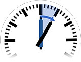 时间变化 在 Encarnación 至 夏令时 从 00時00分 至 01時00分