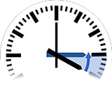 Changement de temps dans Băluşeni à Temps standard de 04h00 à 03h00